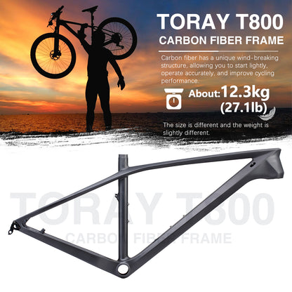 T800 carbon fiber frame-kootu carbon mountain bike 