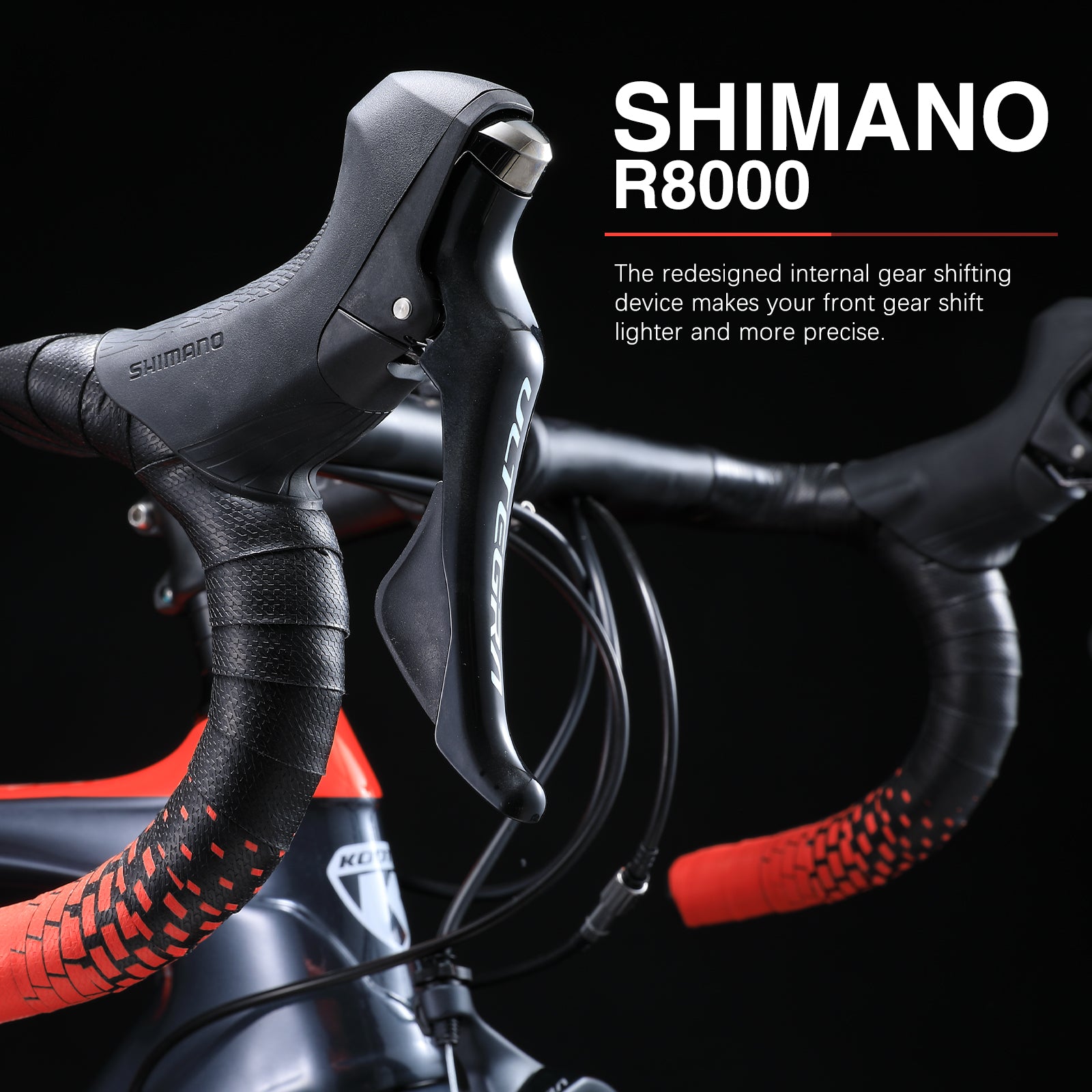 shimano R8000 shifter lever-kootu r03 carbon road bike with shimano ultegra r8000 groupset 22 speed