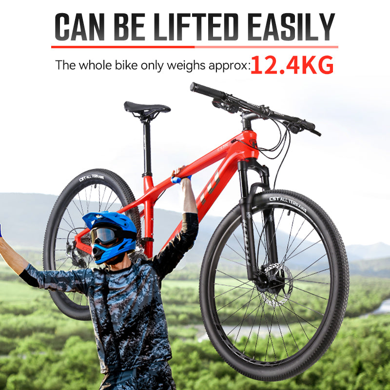 KOOTU DECK6.0 Carbon Fiber Mountain Bike With Shimano Deore M6000 Groupset