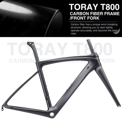 Toray T800 carbon fiber frame-kootubike