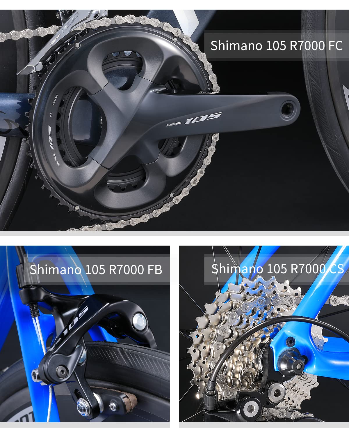 KOOTU V6 Carbon Road Bike Shimano 105 Groupset 22 Speed