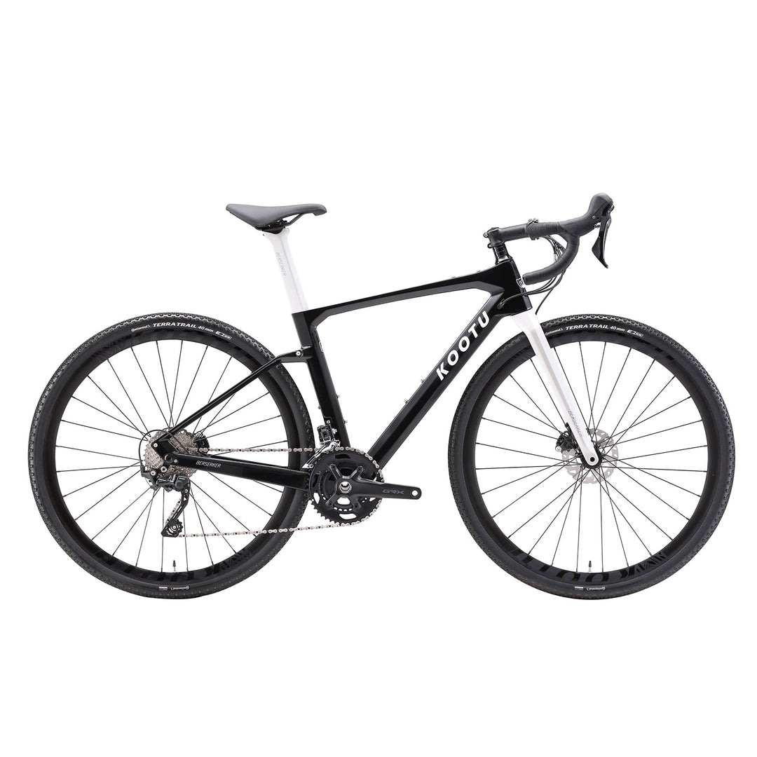 Black White-KOOTU BERSERKER GRX 400-SAVA Carbon Bike