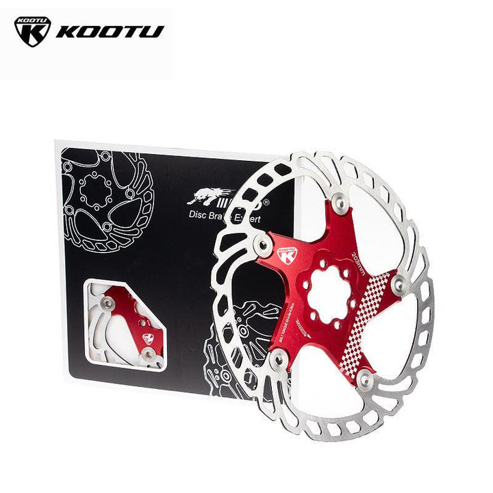 Bicycle Disc Brake Floating Rotor 203mm 180mm 160mm 140mm 5 pins Rotor Steel Brake Pads-KOOTU BIKE