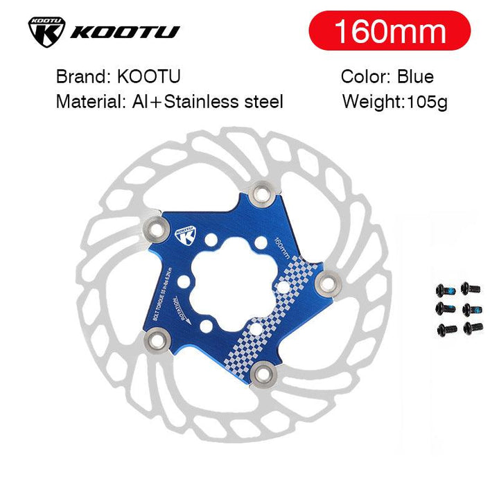 KOOTU 160mm disc brake rotor Stainless steel disc brake rotor-KOOTU BIKE
