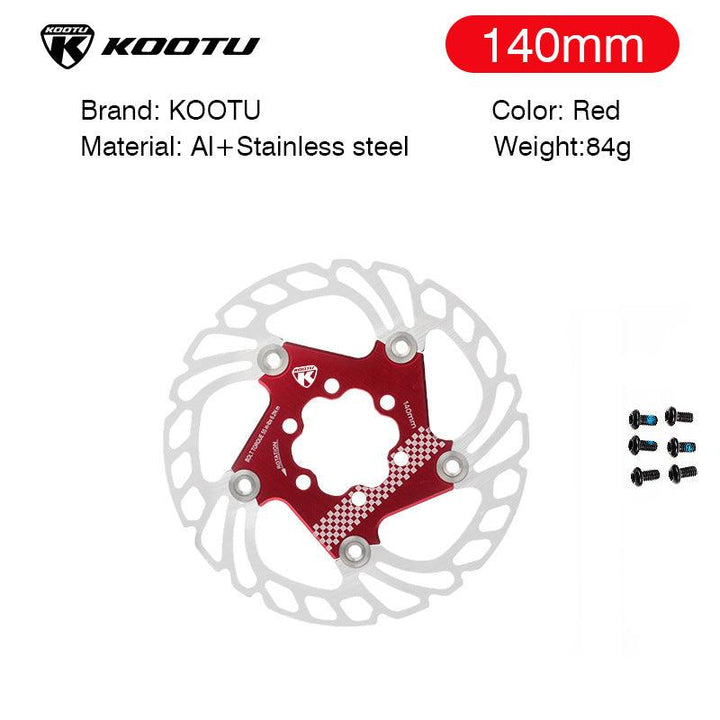 KOOTU 140mm disc brake rotor for bikes
