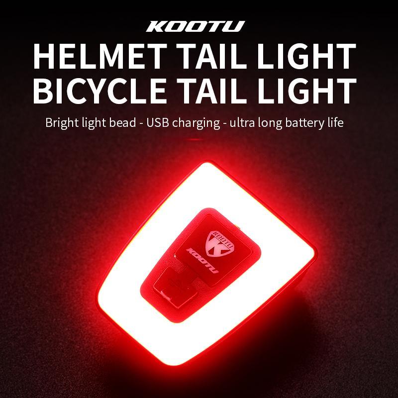 Bicycle Tail Light Seat Post Flashlight with Alert Flash Light  for Night Cycling - KOOTUBIKE