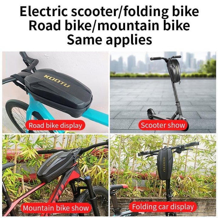 Big Capacity Handlebar Bag Hard Shell Waterproof Electric Scooter Front Bag - KOOTUBIKE