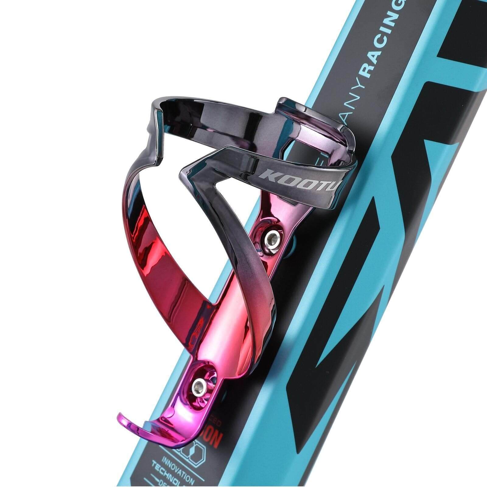 Colorful Electroplating Engineering Plastic Road Bike Water Bottle Holder Bicycle Accessories - KOOTUBIKE