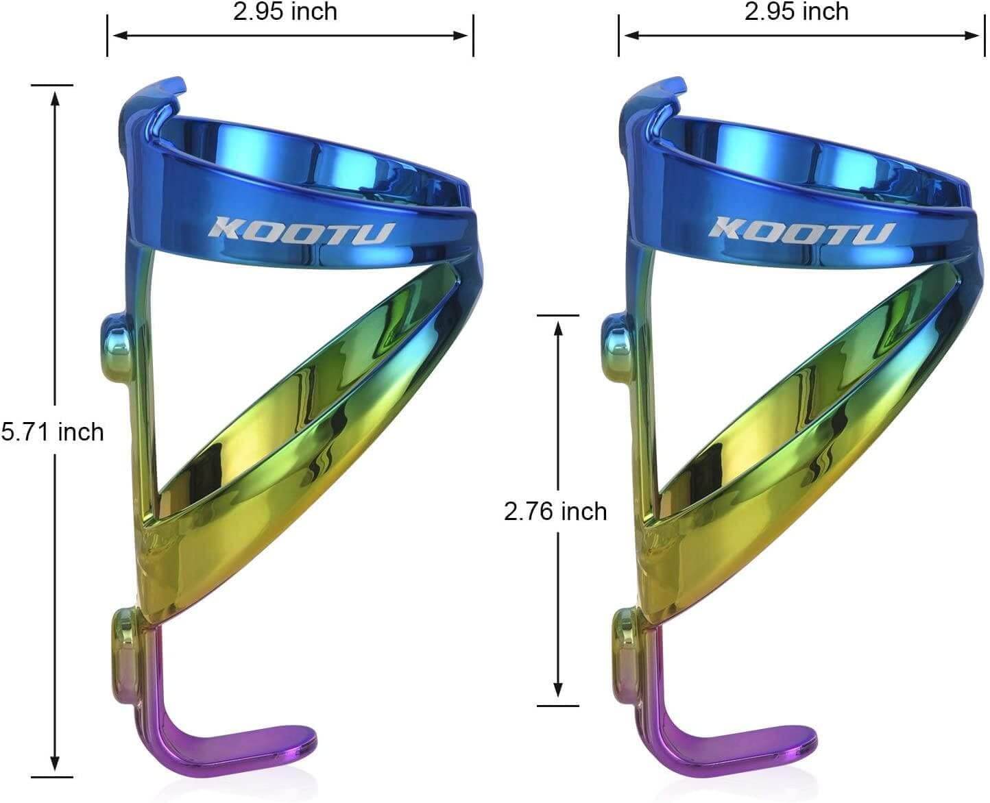 Colorful Electroplating Engineering Plastic Road Bike Water Bottle Holder Bicycle Accessories - KOOTUBIKE