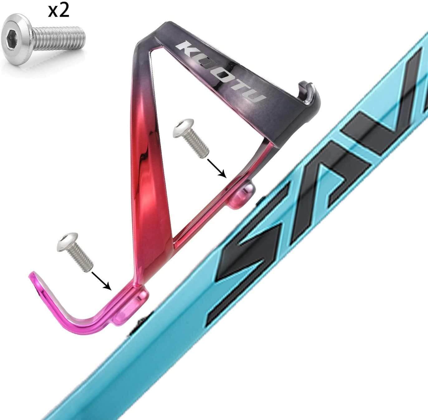 Colorful Electroplating Engineering Plastic Road Bike Water Bottle Holder Bicycle Accessories - KOOTUBIKE