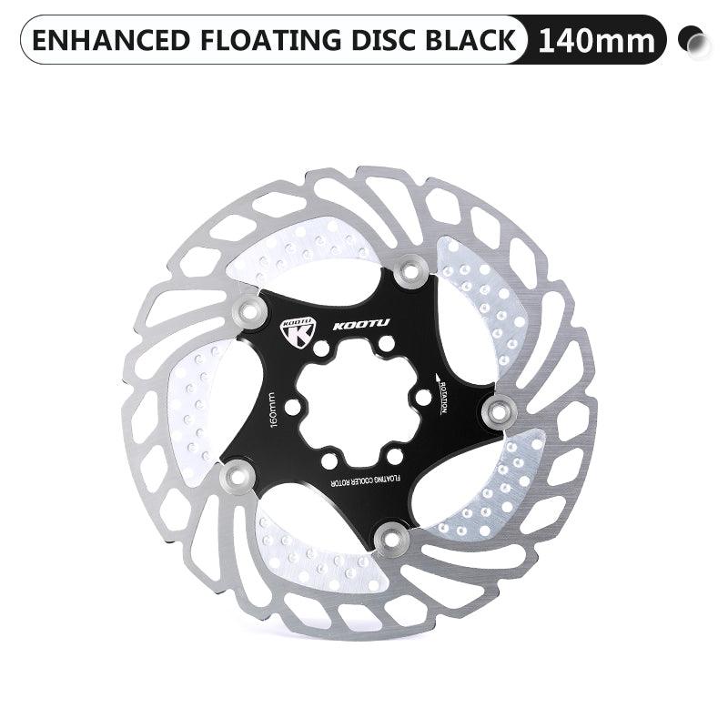 140 mm black floating disc brake  - KOOTUBIKE