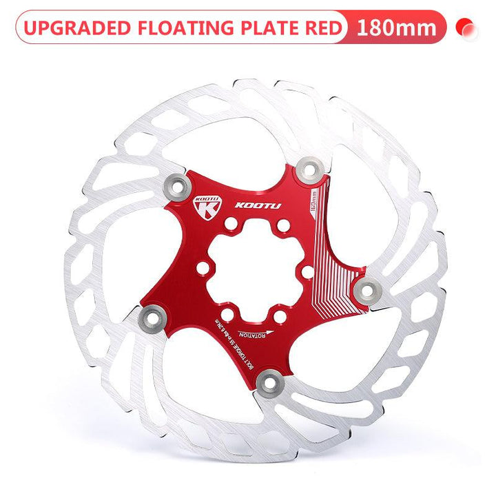 180 mm red floating disc brake rotors-kootu bike