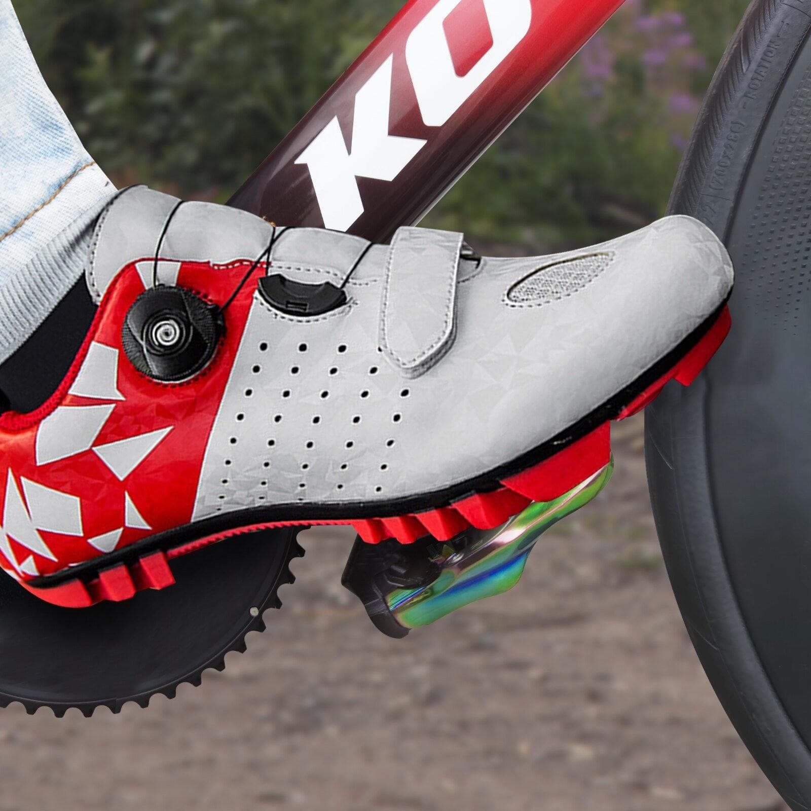 KOOTU Colorful Clipless Pedals Road Bike Pedals Cycling Pedals KOOTUBIKE