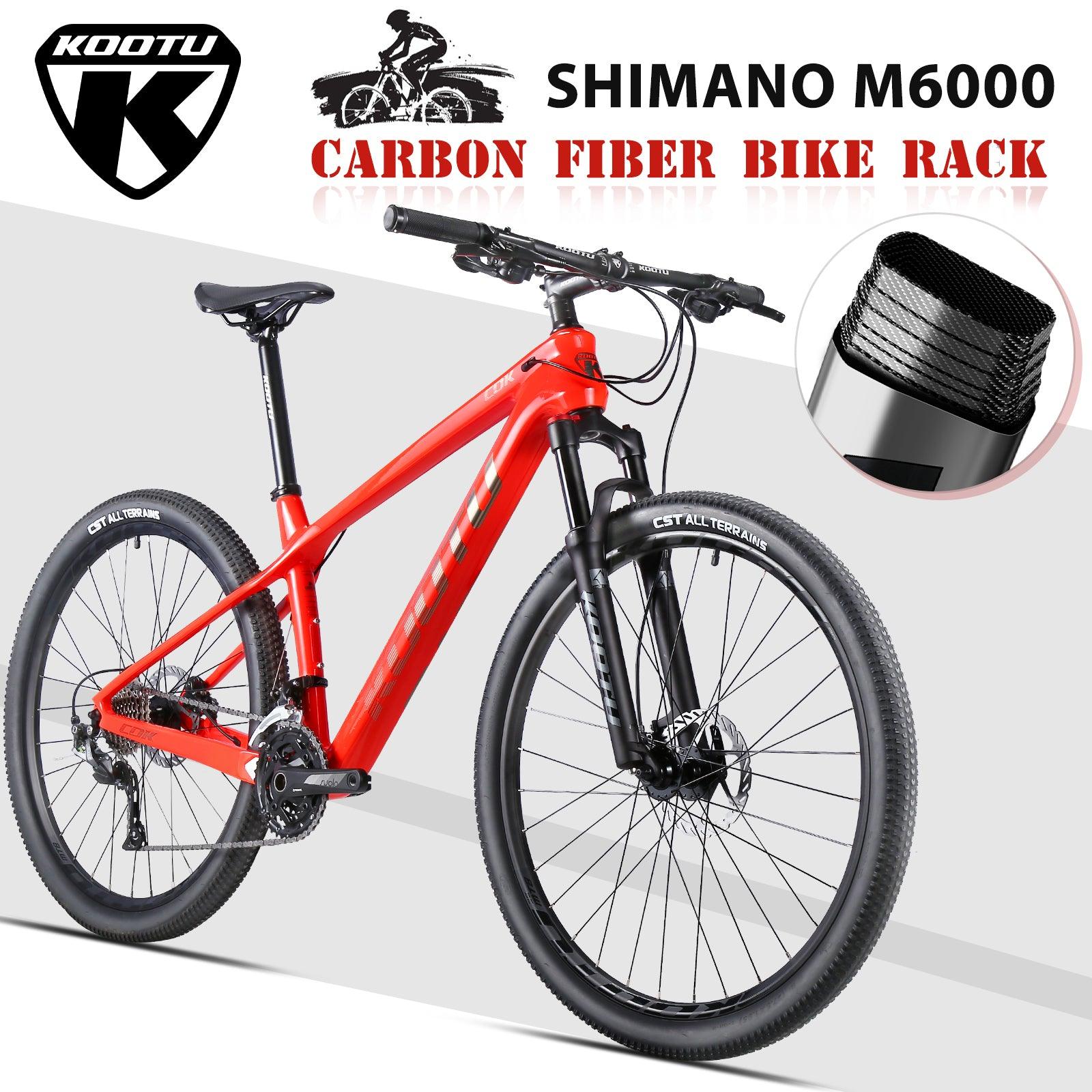 KOOTU DECK6.0 Carbon Fiber Mountain Bike With Shimano Deore M6000 Groupset - KOOTUBIKE