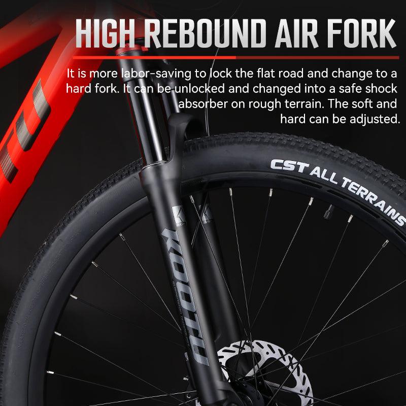 KOOTU DECK6.0 Carbon Fiber Mountain Bike With Shimano Deore M6000 Groupset - KOOTUBIKE
