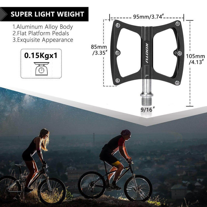 KOOTU Mountain Bike Pedals Non-Slip MTB Pedals With Seal Bearing - KOOTUBIKE