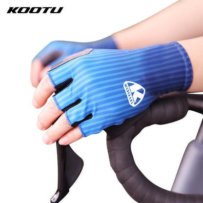 KOOTU Winter Cycling Gloves Breathable Bicycle Gloves Unisex Bike Half Finger Gloves - KOOTUBIKE