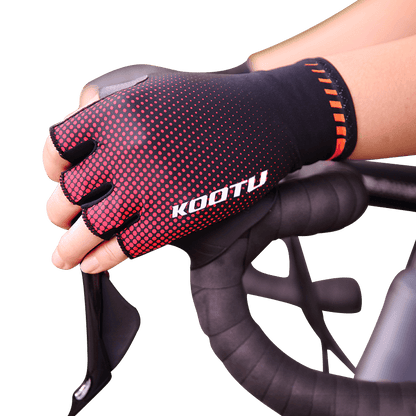 KOOTU Winter Cycling Gloves Breathable Bicycle Gloves Unisex Bike Half Finger Gloves - KOOTUBIKE
