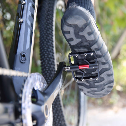 Mountain Bike Pedals 3 Bearing Golden Pedals 9/16 Universal Mountain Bike Pedals - KOOTUBIKE