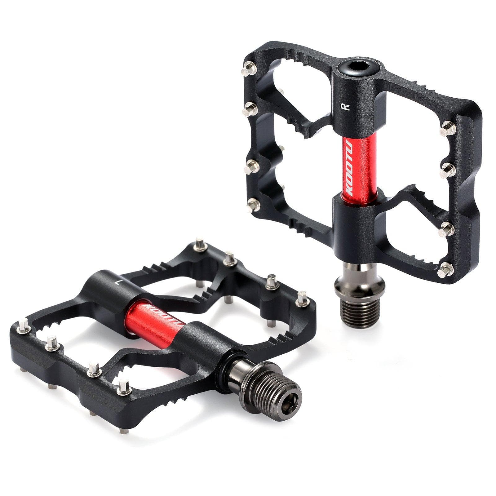 Mountain Bike Pedals 3 Bearing Golden Pedals 9/16 Universal Mountain Bike Pedals - KOOTUBIKE