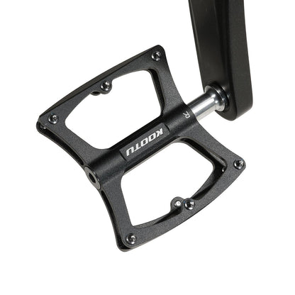 SAVA Mountain Bike Pedals Wide Plate Universal 9/16 Anti-slip Bike Pedal Set with Ball Bearing - KOOTUBIKE