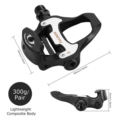 SPD SL Pedals for SHIMANO SPD System Clipless Pedal Bike Bicyle Lock Pedal - KOOTUBIKE