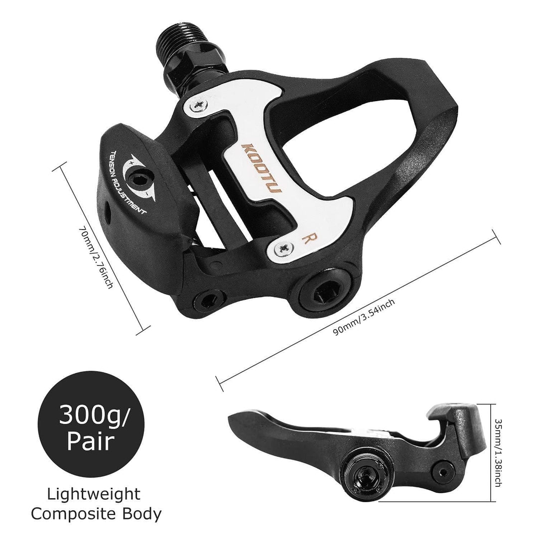 SPD SL Pedals for SHIMANO SPD System Clipless Pedal Bike Bicyle Lock Pedal - KOOTUBIKE